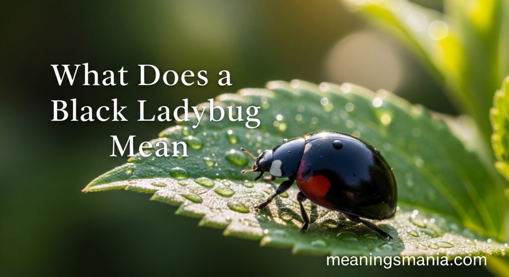 what-does-a-black-ladybug-mean