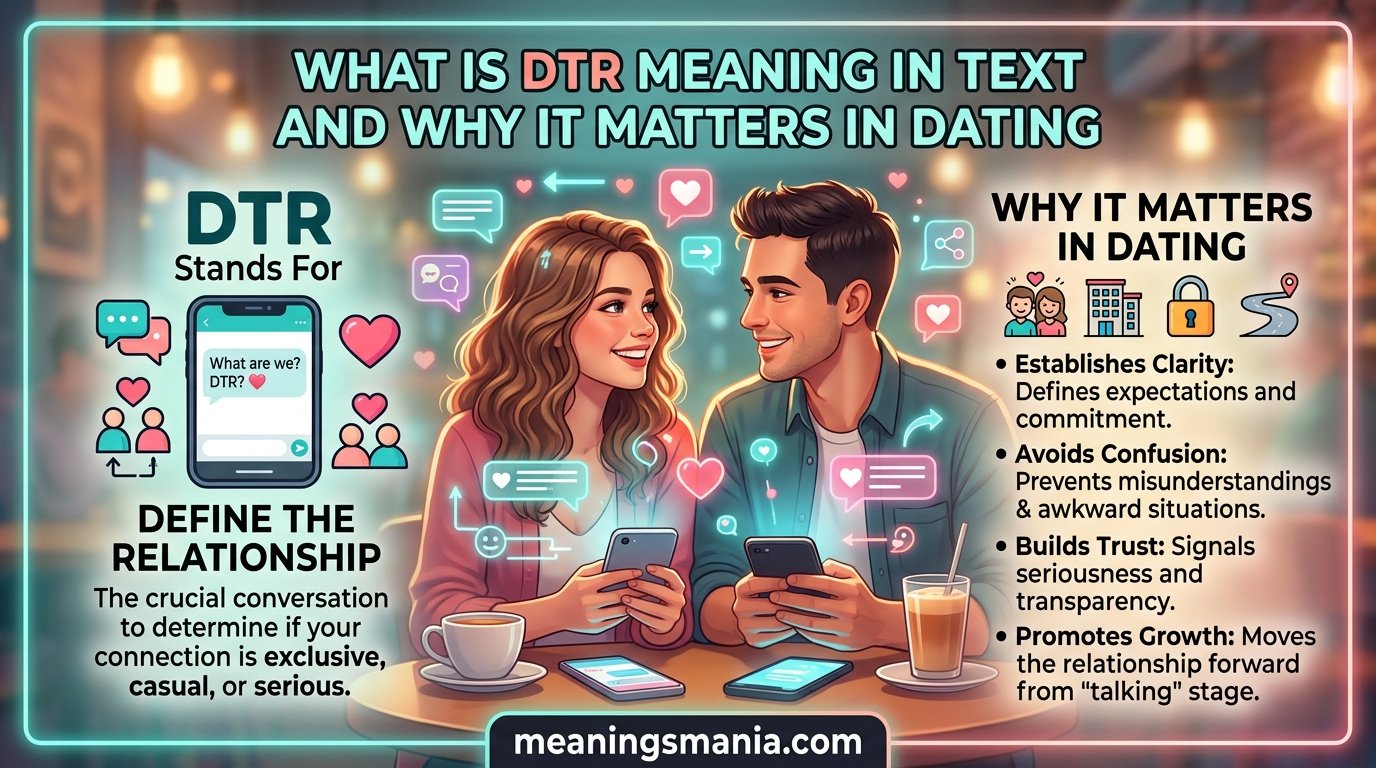 What Is DTR Meaning in Text and Why It Matters in Dating