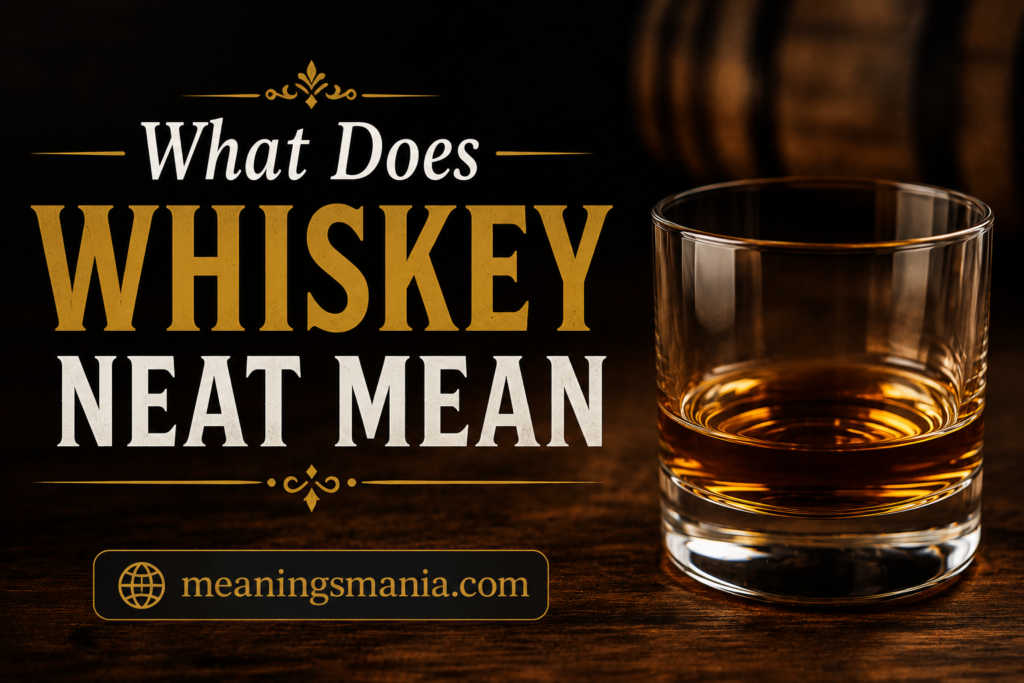 what-does-whiskey-neat-mean