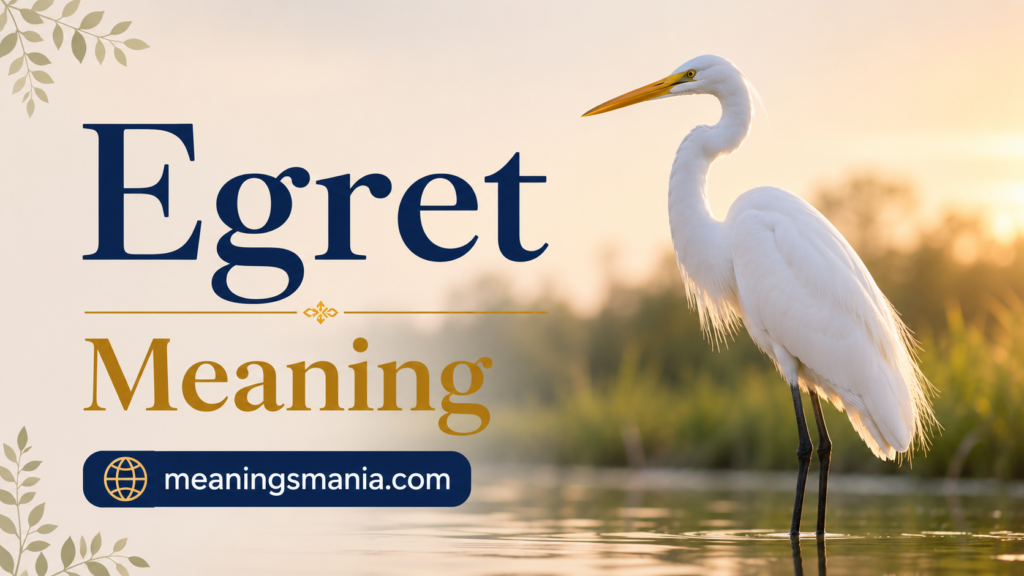 egret-meaning