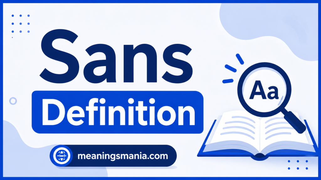 sans-definition