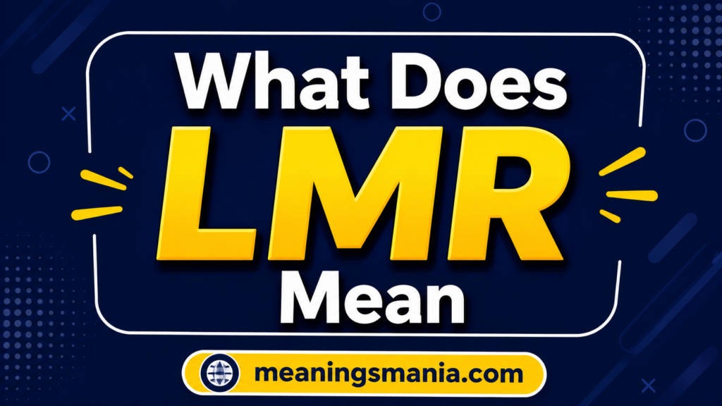 what-does-lmr-mean