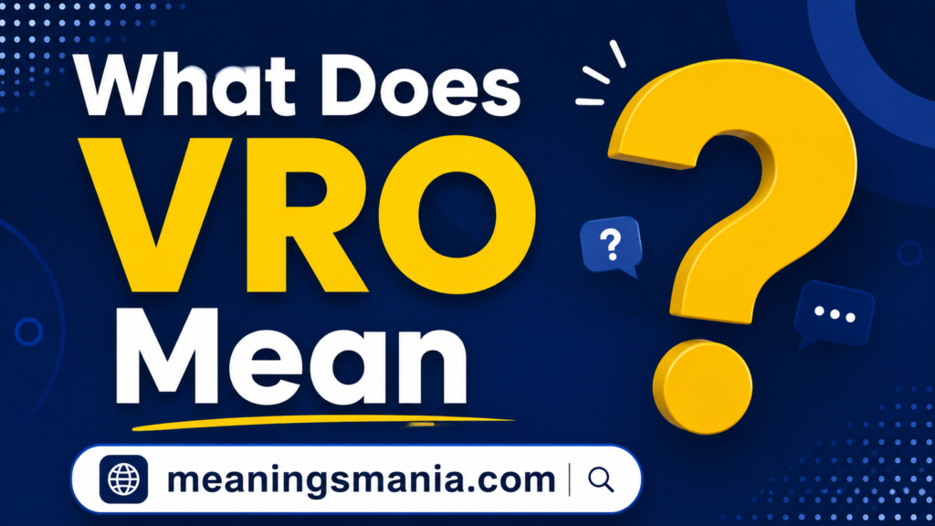 what-does-vro-mean