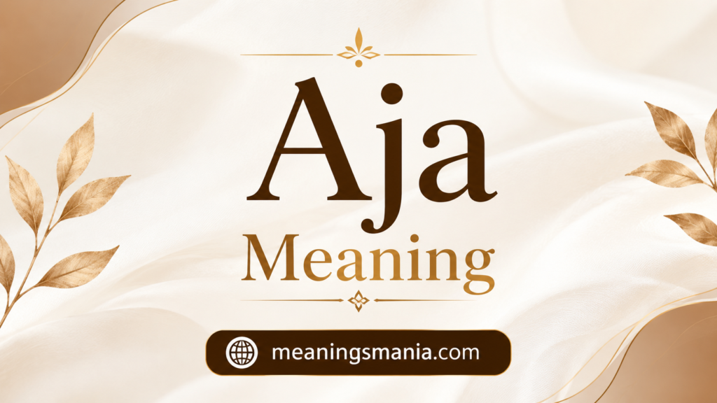 aja-meaning