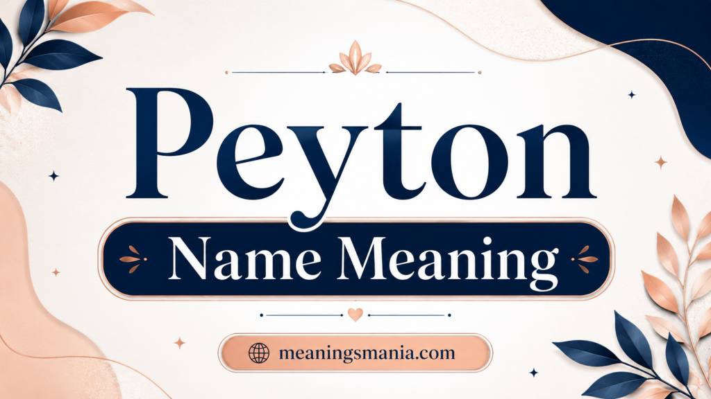 peyton-name-meaning