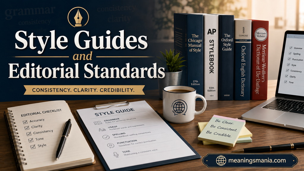 Style Guides and Editorial Standards