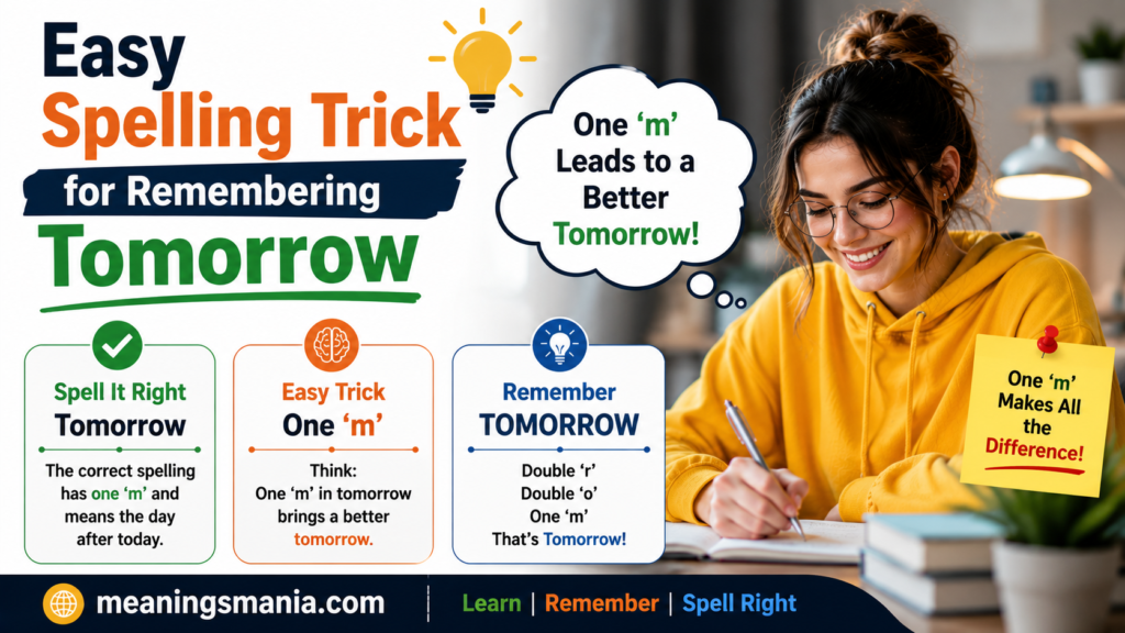 easy-spelling-trick-for-remembering-tomorrow