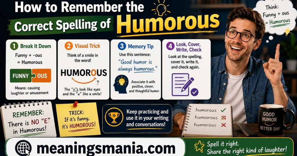 how-to-remember-the-correct-spelling-of-humorous