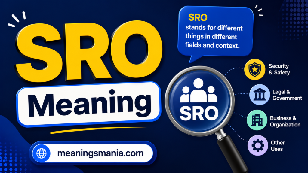 sro-meaning