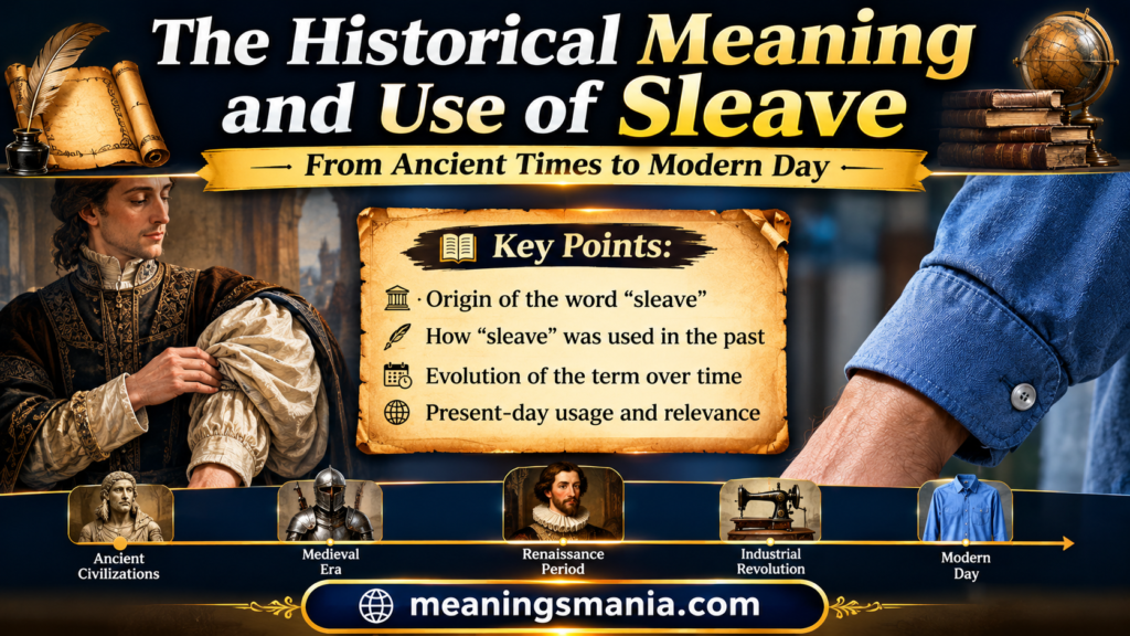 the-historical-meaning-and-use-of-sleave