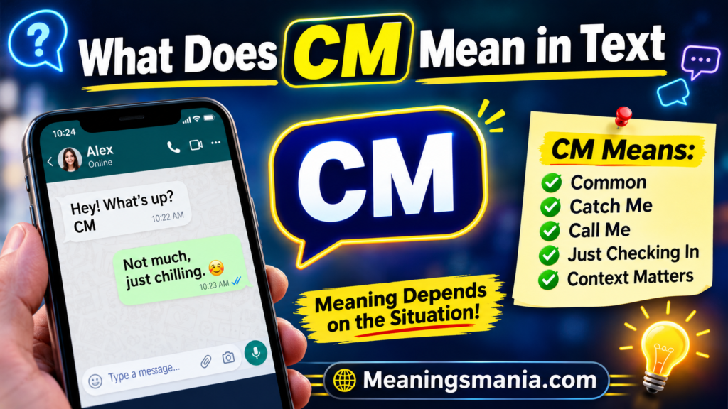 what-does-cm-mean-in-text