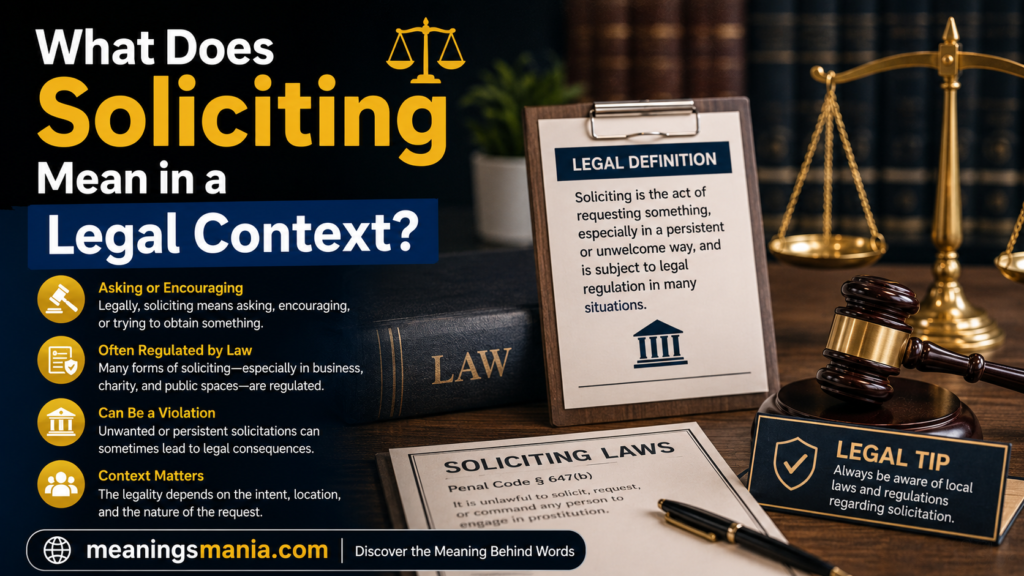 what-does-soliciting-mean-in-a-legal-context