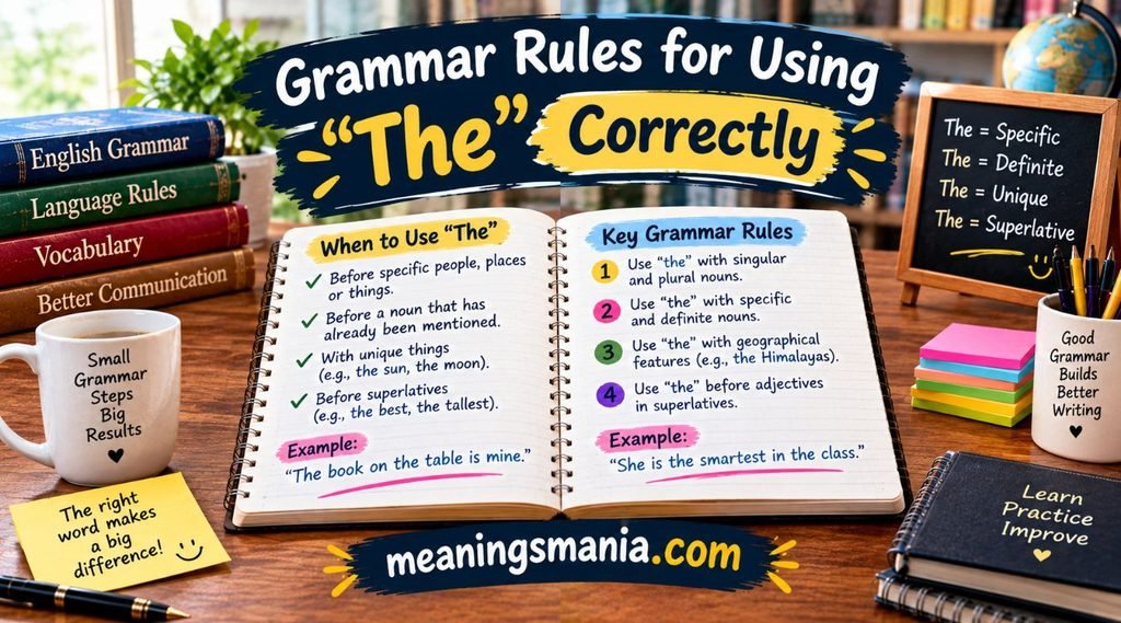 grammar-rules-for-using-the-correctly