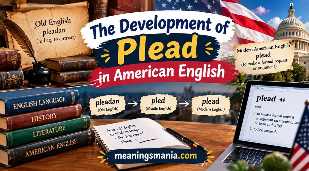 the-development-of-plead-in-american-english